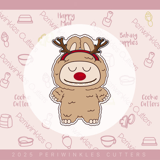 Bubu Plush Holiday Set of 4 Cookie Cutter