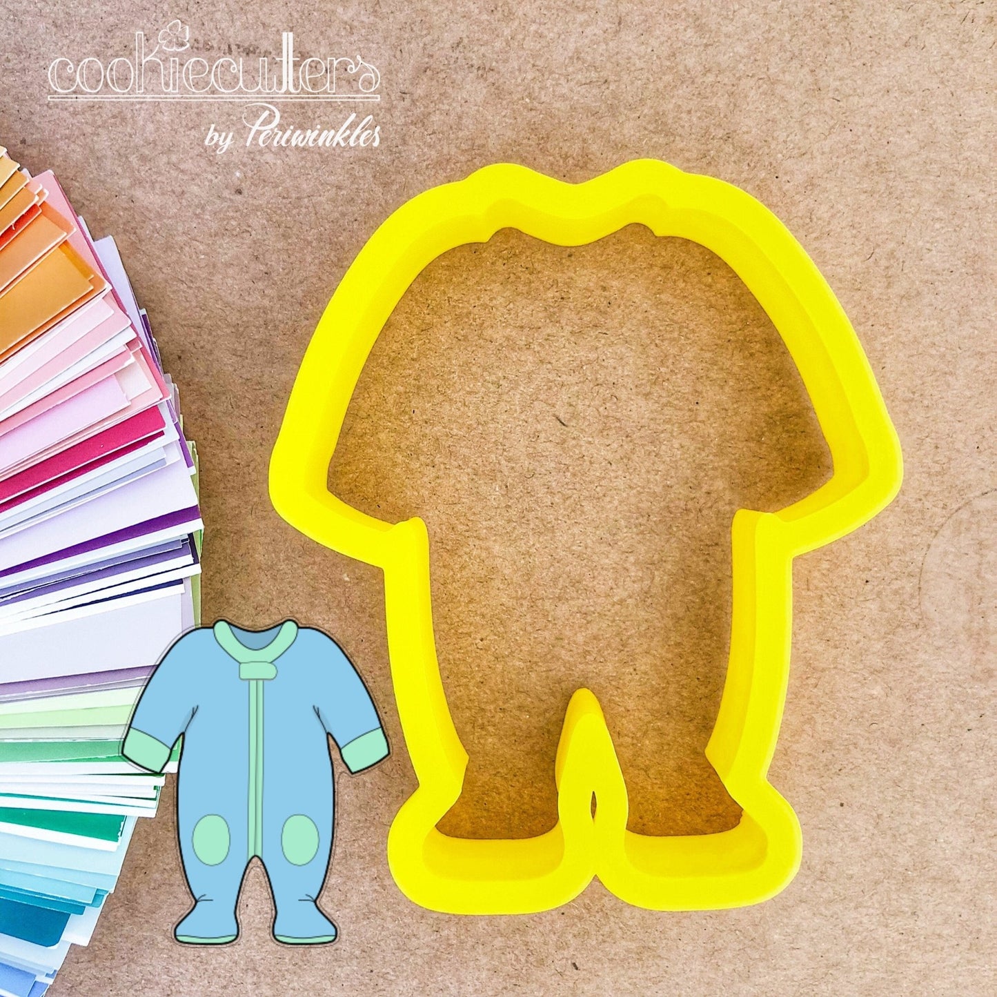 Baby Footie Pajama Cookie Cutter - Periwinkles Cutters