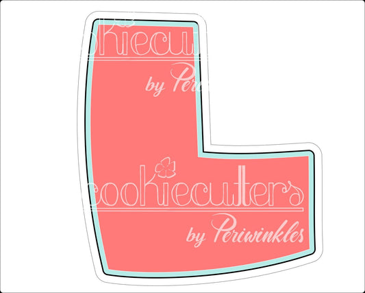 Chubby Love Letters Cookie Cutter - Periwinkles Cutters