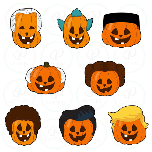 Cool Afro Pumpkin Cookie Cutter - Periwinkles Cutters