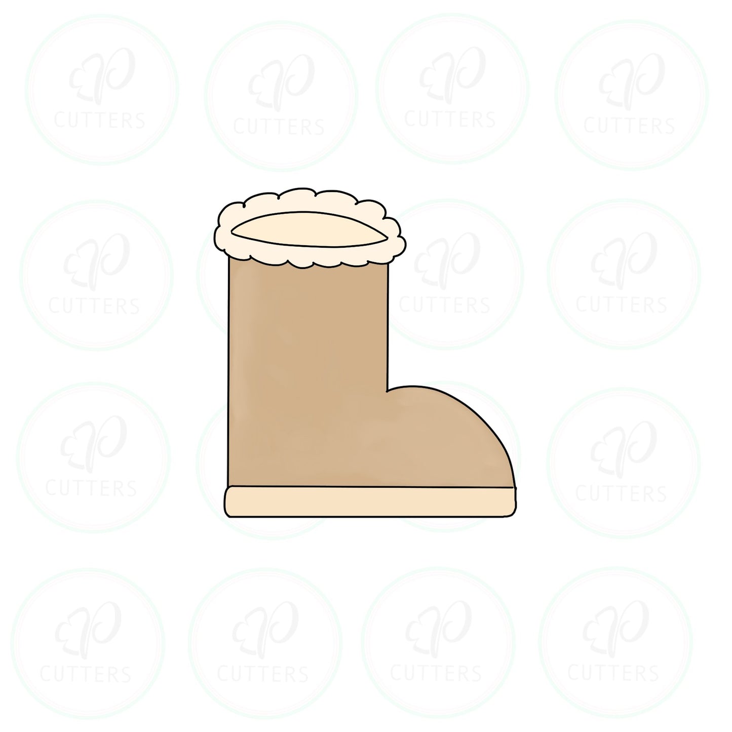 Cozy Boot Cookie Cutter - Periwinkles Cutters