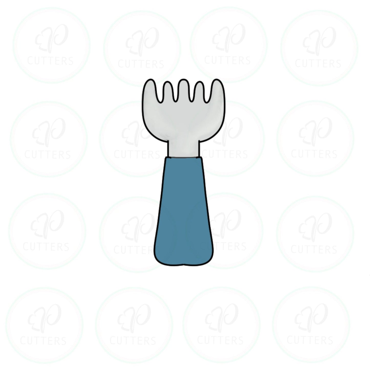 Fork Hoe Cookie Cutter - Periwinkles Cutters