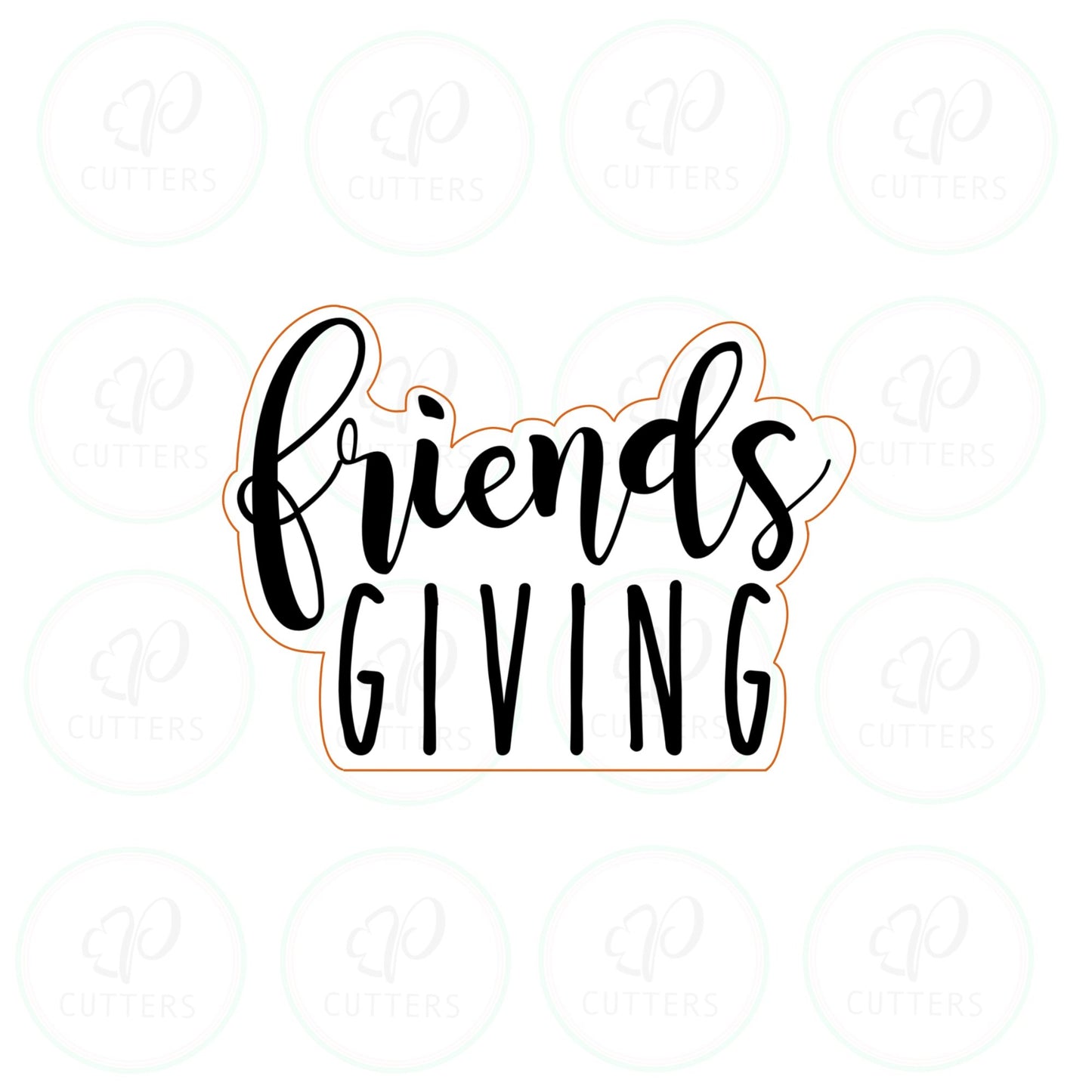 Friends GIVING Cookie Cutter - Periwinkles Cutters