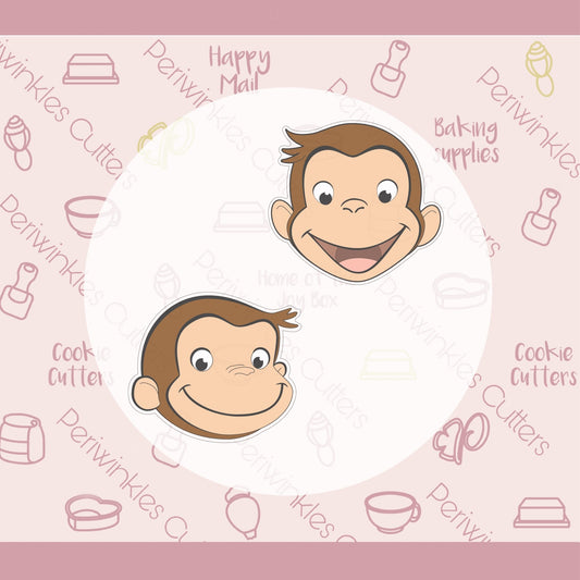 Monkey Face Cookie Cutter - Periwinkles Cutters