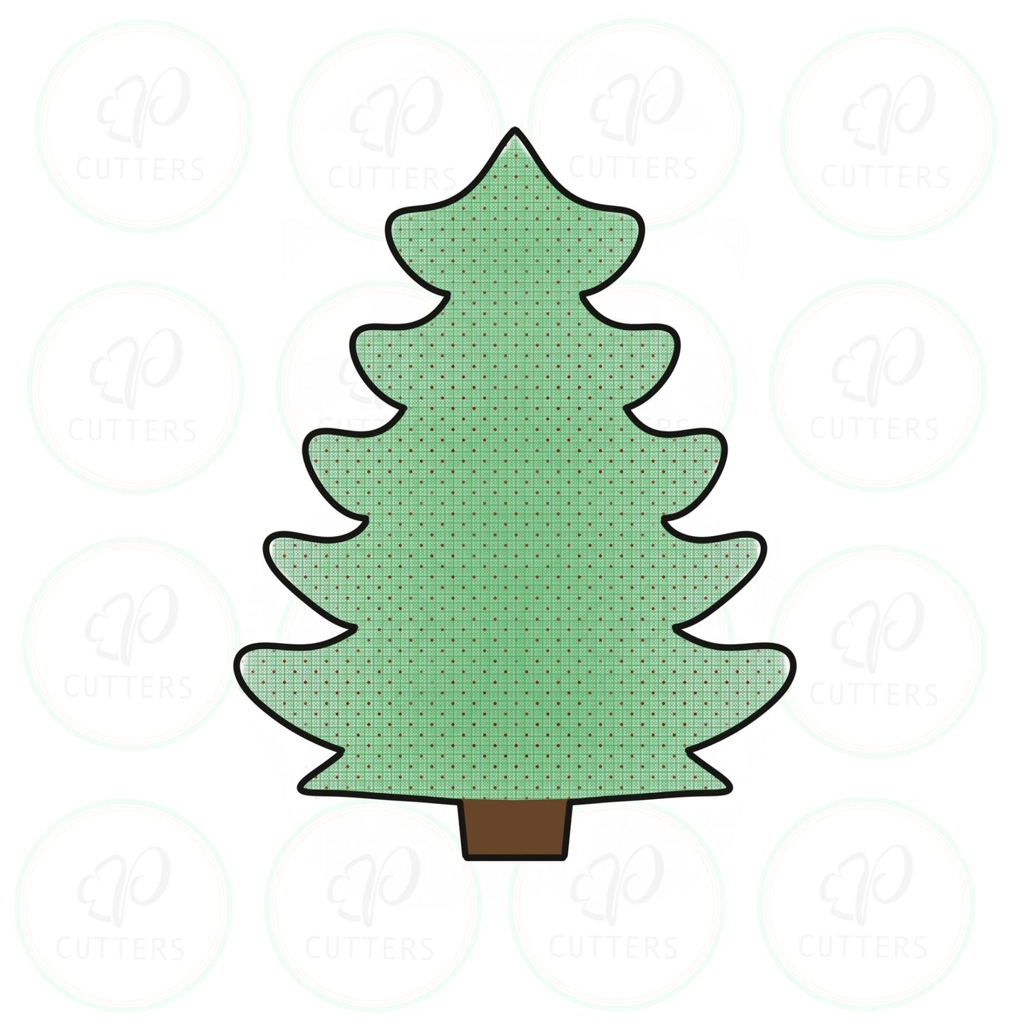 Olivewood Inspired Tree Cookie Cutter - Periwinkles Cutters