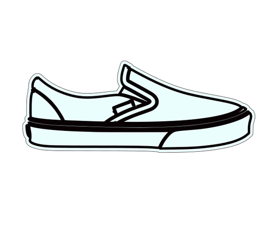 Skateboarding shoes Cookie Cutter - Periwinkles Cutters