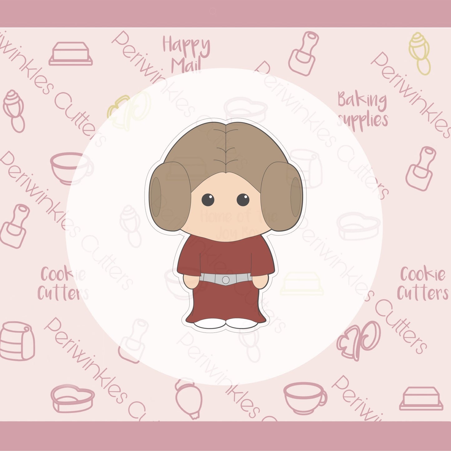 Space Princess Full Body Cookie Cutter - Periwinkles Cutters
