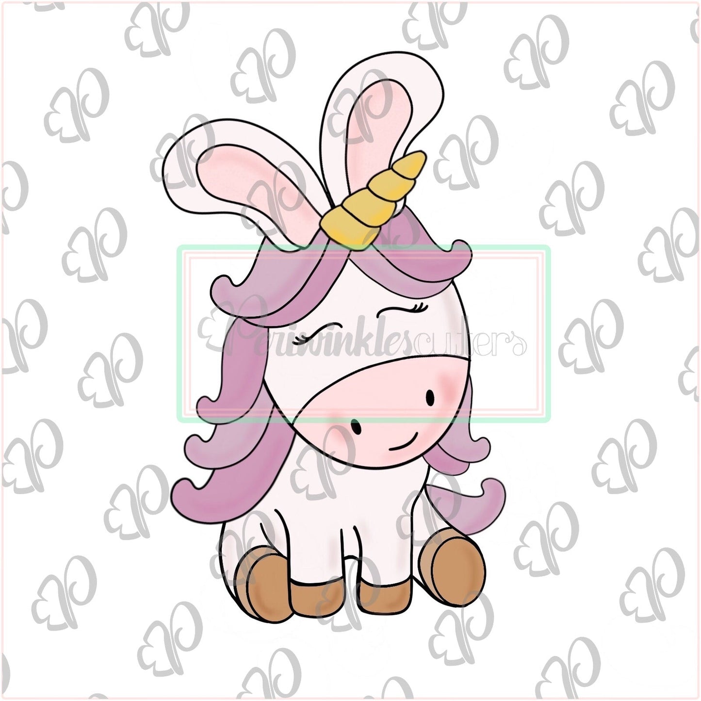 Unicorn Bunny Cookie Cutter - Periwinkles Cutters