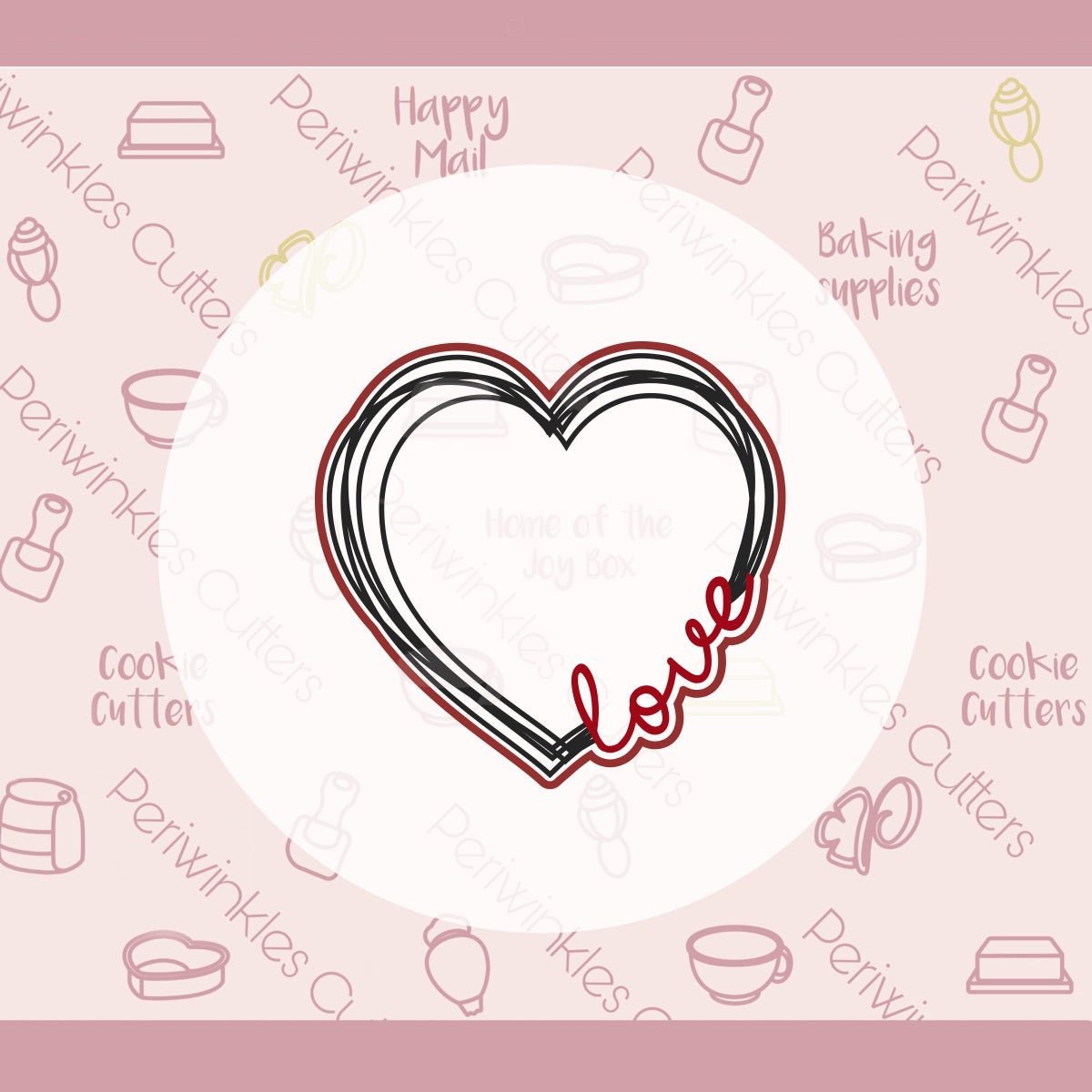 Valentines ⎸ Love - Periwinkles Cutters