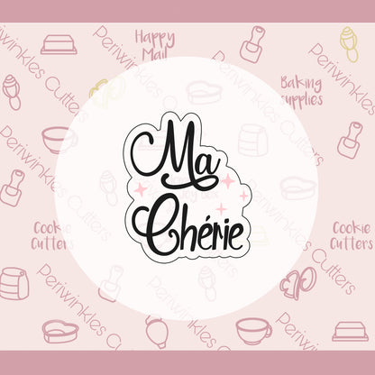 Ma Chérie Plaque Cookie Cutter