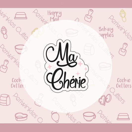 Ma Chérie Plaque Cookie Cutter