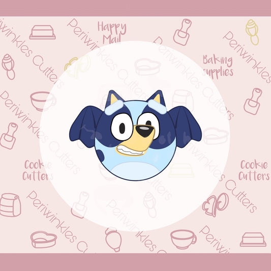 Blue Puppy Bat Cookie Cutter - Periwinkles Cutters Cookie Cutter