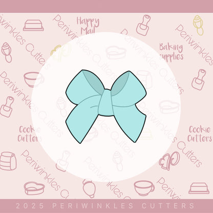 Cutie Bow Cookie Cutter - Periwinkles Cutters Cookie Cutter