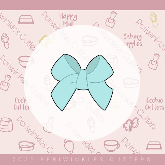Cutie Bow Cookie Cutter - Periwinkles Cutters Cookie Cutter