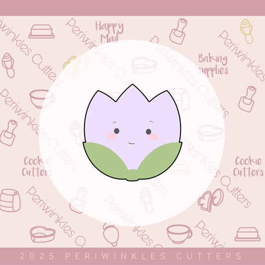 Cutie Tulip Cookie Cutter - Periwinkles Cutters Cookie Cutter