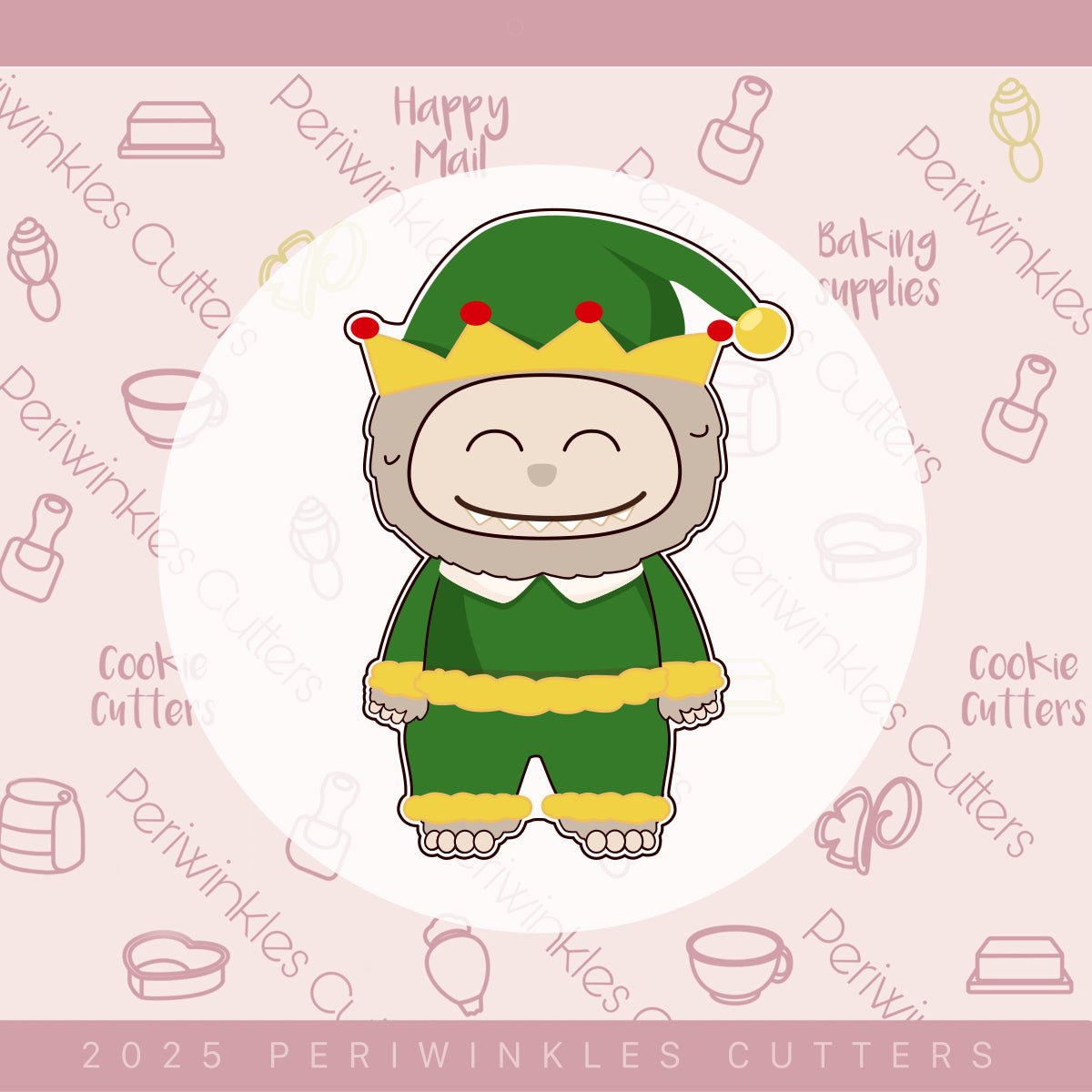Elf Bubu Cookie Cutter - Periwinkles Cutters Cookie Cutter