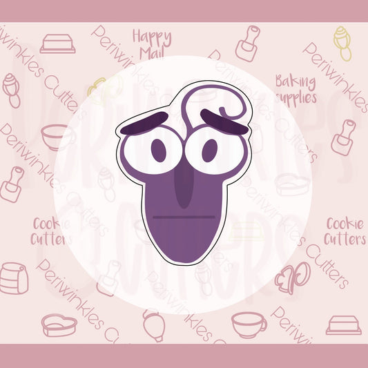 Emotion Fear Cookie Cutter - Periwinkles Cutters Cookie Cutter