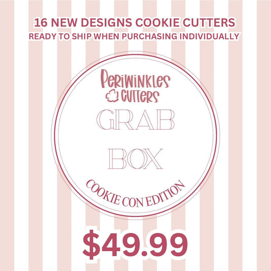 Grab Box COOKIE CON 2026 Edition - Periwinkles Cutters Cookie Cutter