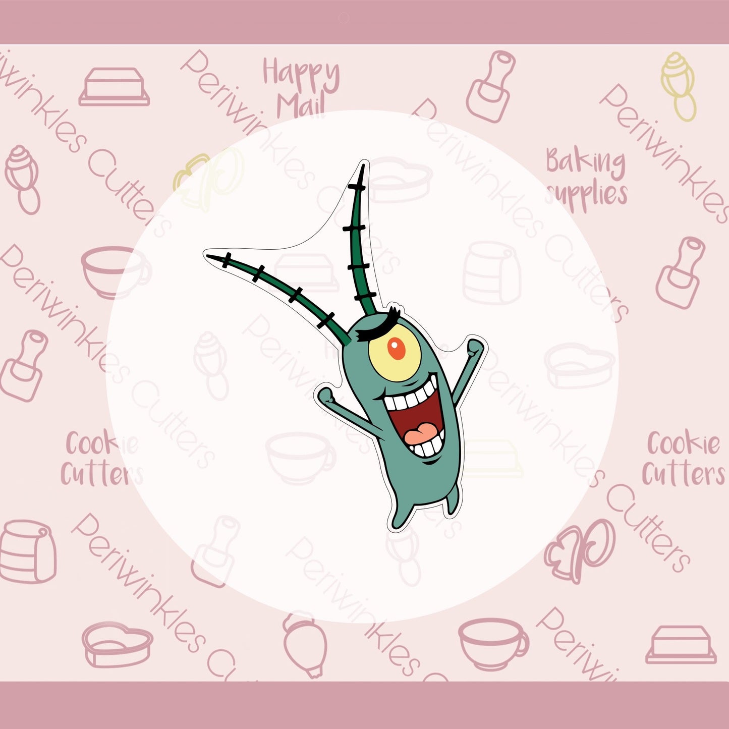 Plankton Bug Cookie Cutter - Periwinkles Cutters Cookie Cutter