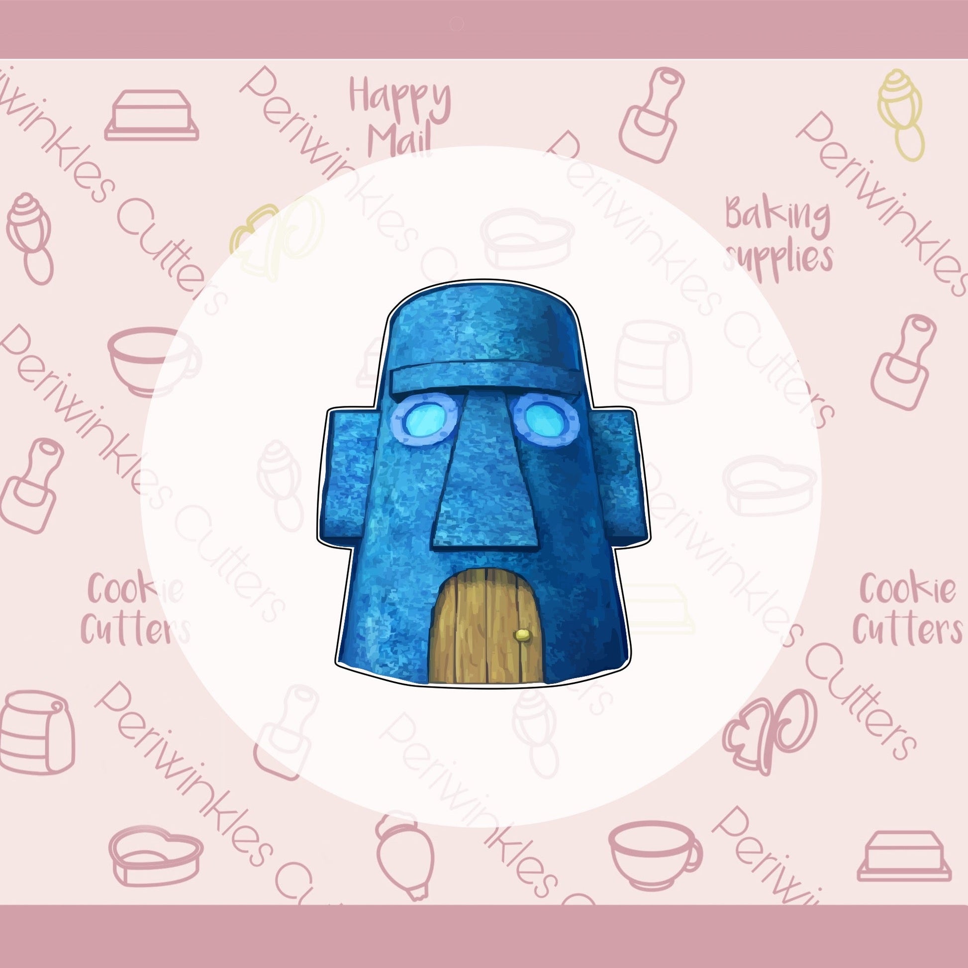 Squid House Cookie Cutter - Periwinkles Cutters Cookie Cutter