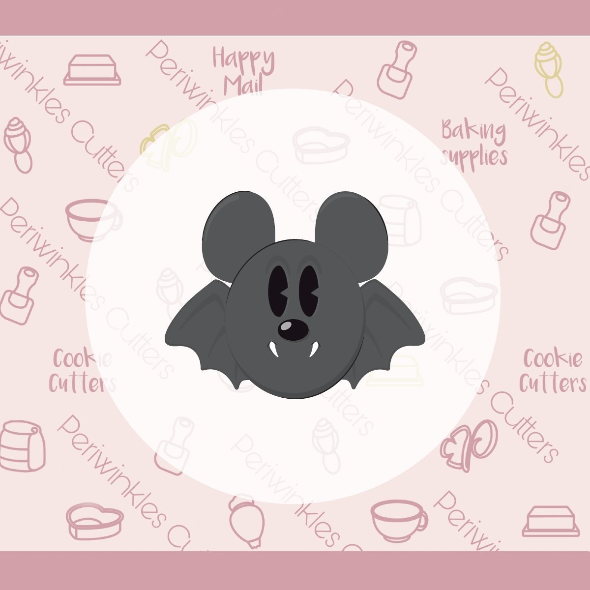 13 Mouse Not So Scary Halloween Set of Cookie Cutters - Periwinkles Cutters Cookie Cutter