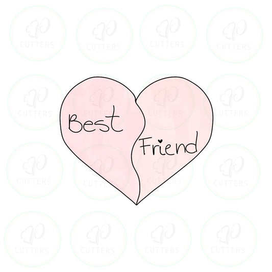 2 Piece Heart Cookie Cutter - Periwinkles Cutters