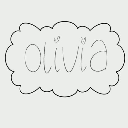 Olivia Plaque Cookie Cutter