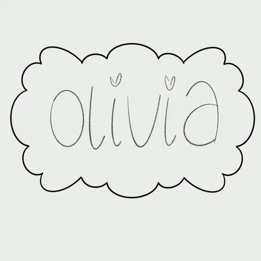Olivia Plaque Cookie Cutter