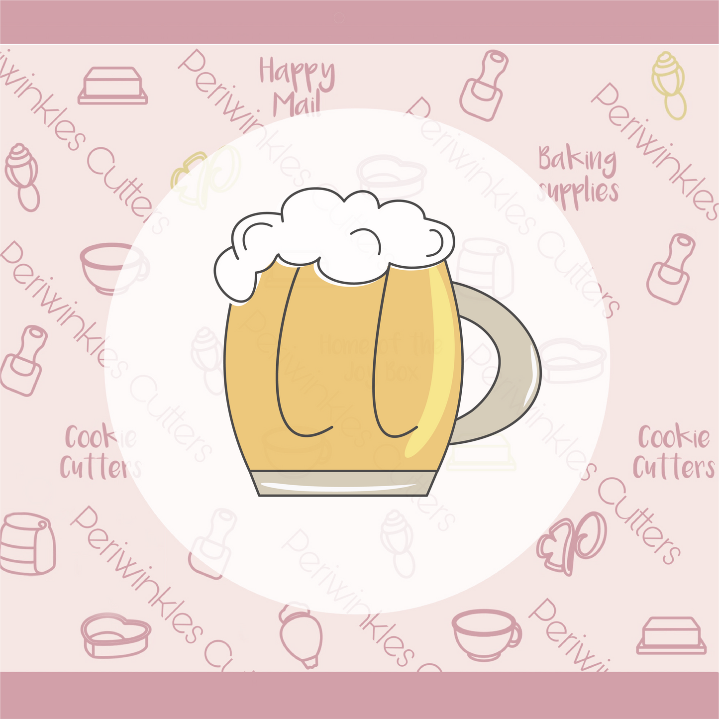 Beer Mug Cookie Cutter - Periwinkles Cookie Cutters 