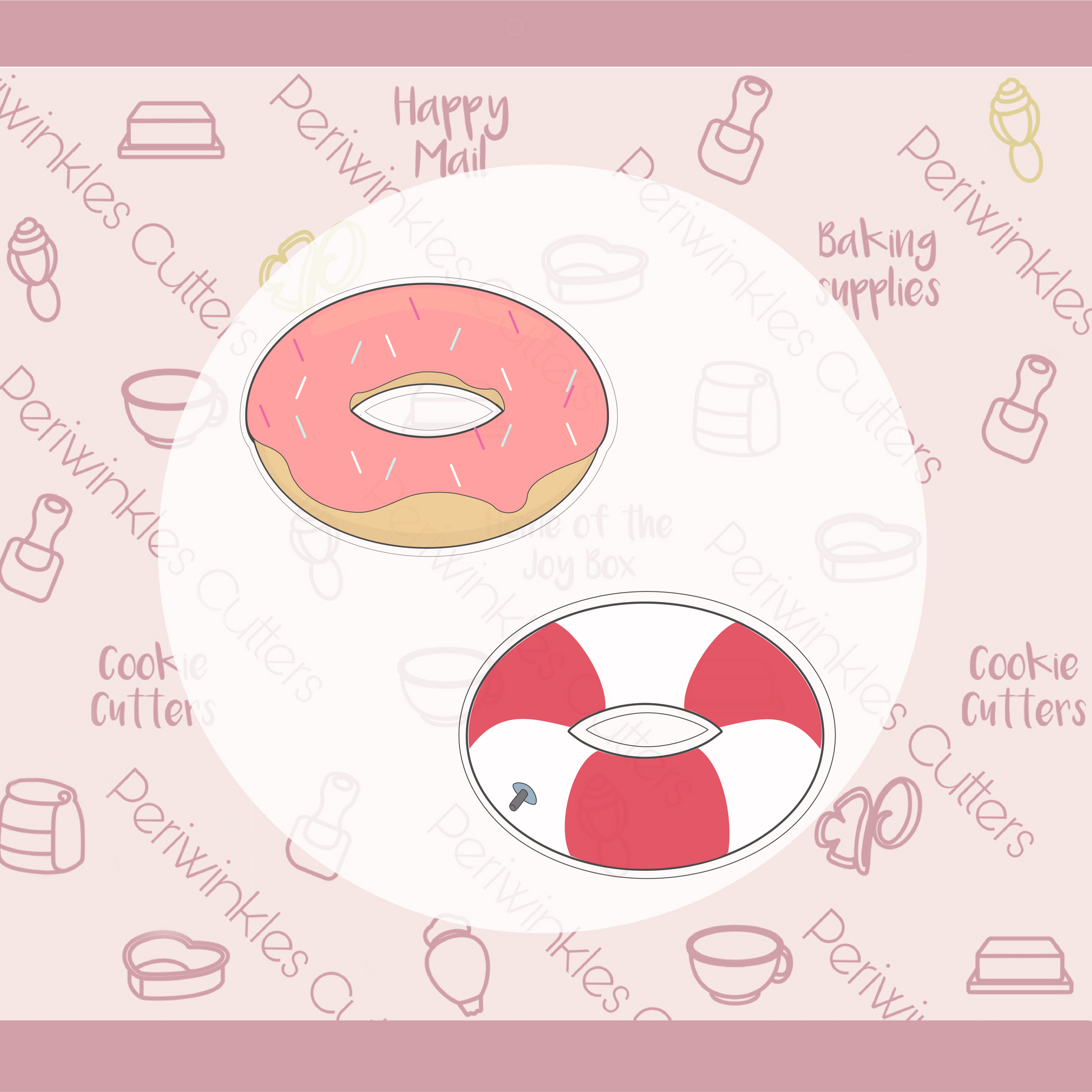 Donut - Lifesaver - Float Cookie Cutter - Periwinkles Cookie Cutters 
