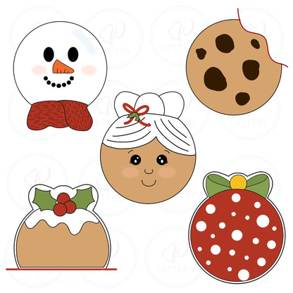 Advent Calendar Ultimate Set Cookie Cutter - Periwinkles Cutters