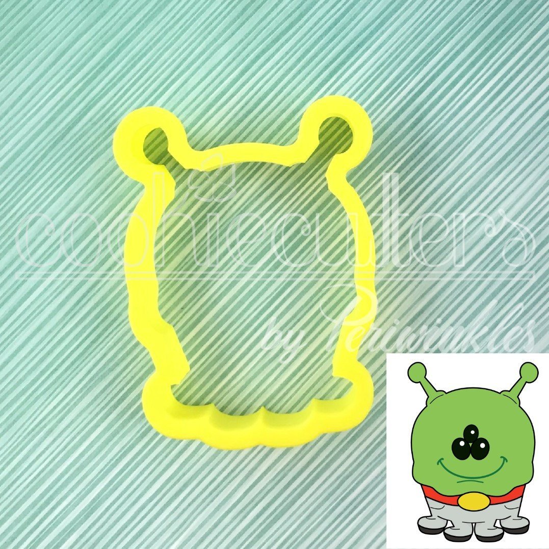 Alien Cookie Cutter - Periwinkles Cutters