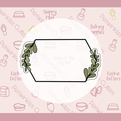 Angie Plaque Cookie Cutter - Periwinkles Cutters