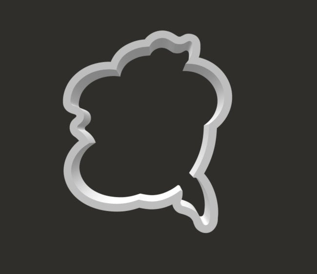 Apple and Heart Cookie Cutter - Periwinkles Cutters