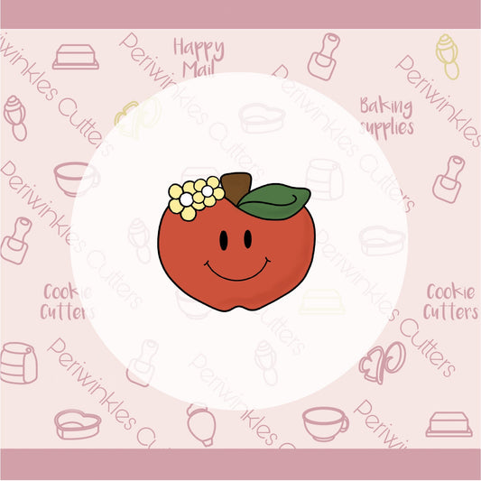 Apple Daisy Cookie Cutter - Periwinkles Cutters