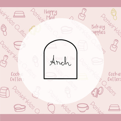 Arch - Alabaster Cookie Cutter - Periwinkles Cutters