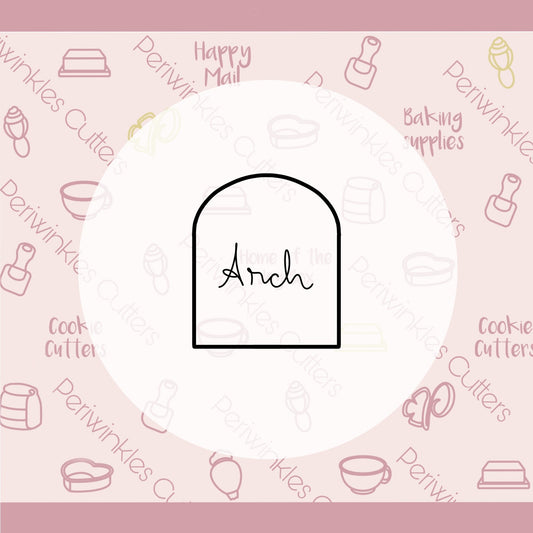 Arch - Alabaster Cookie Cutter - Periwinkles Cutters