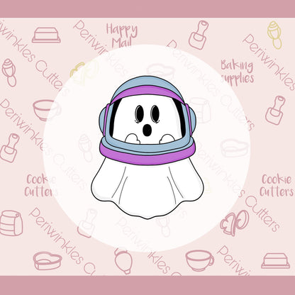 Astronaut Ghost Cookie Cutter - Periwinkles Cutters