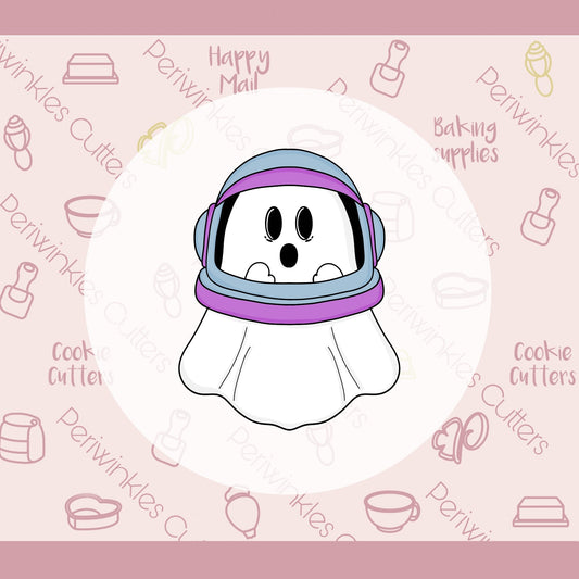 Astronaut Ghost Cookie Cutter - Periwinkles Cutters