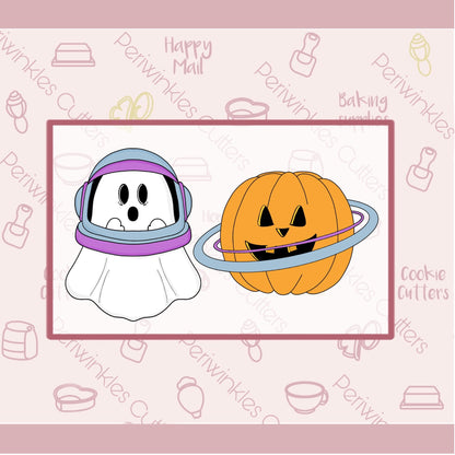 Astronaut Ghost Cookie Cutter - Periwinkles Cutters