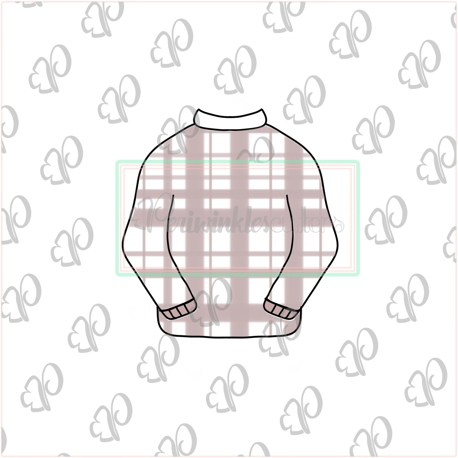 Autumn Sweater Cookie Cutter - Periwinkles Cutters