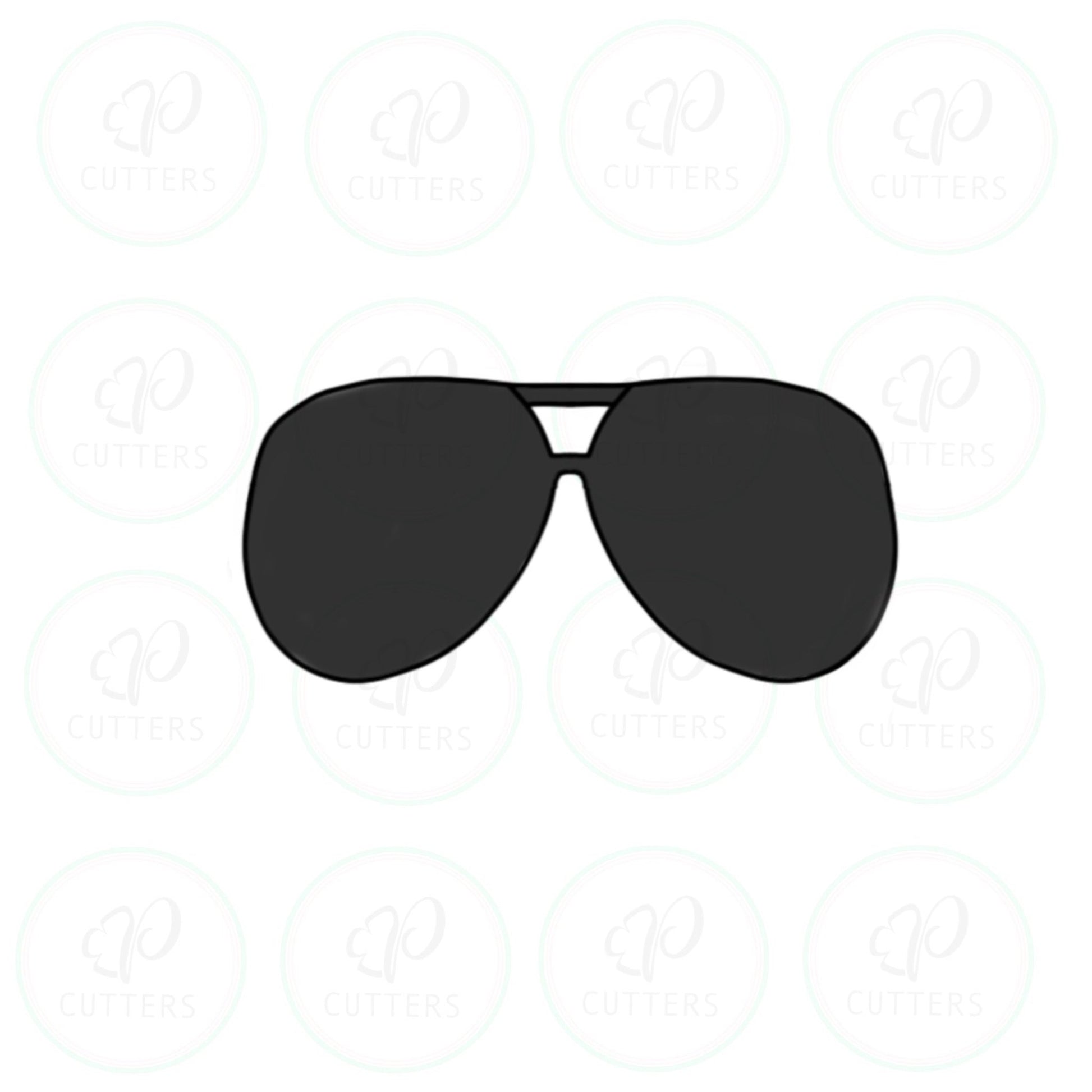 Aviator Sunglasses Cookie Cutter - Periwinkles Cutters