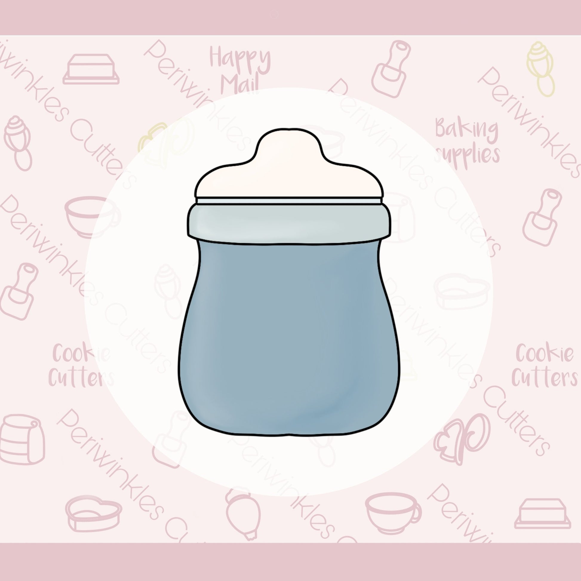 Baby Bottle Cookie Cutter - Periwinkles Cutters
