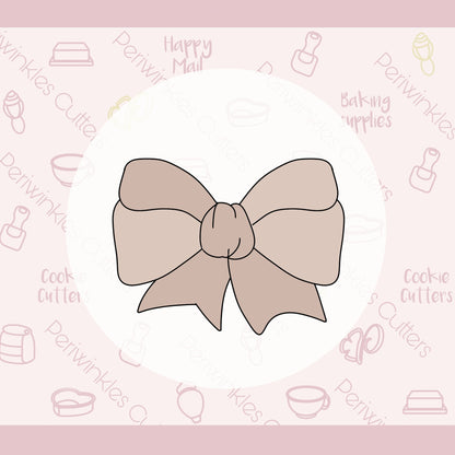 Baby Bow Cookie Cutter - Periwinkles Cutters