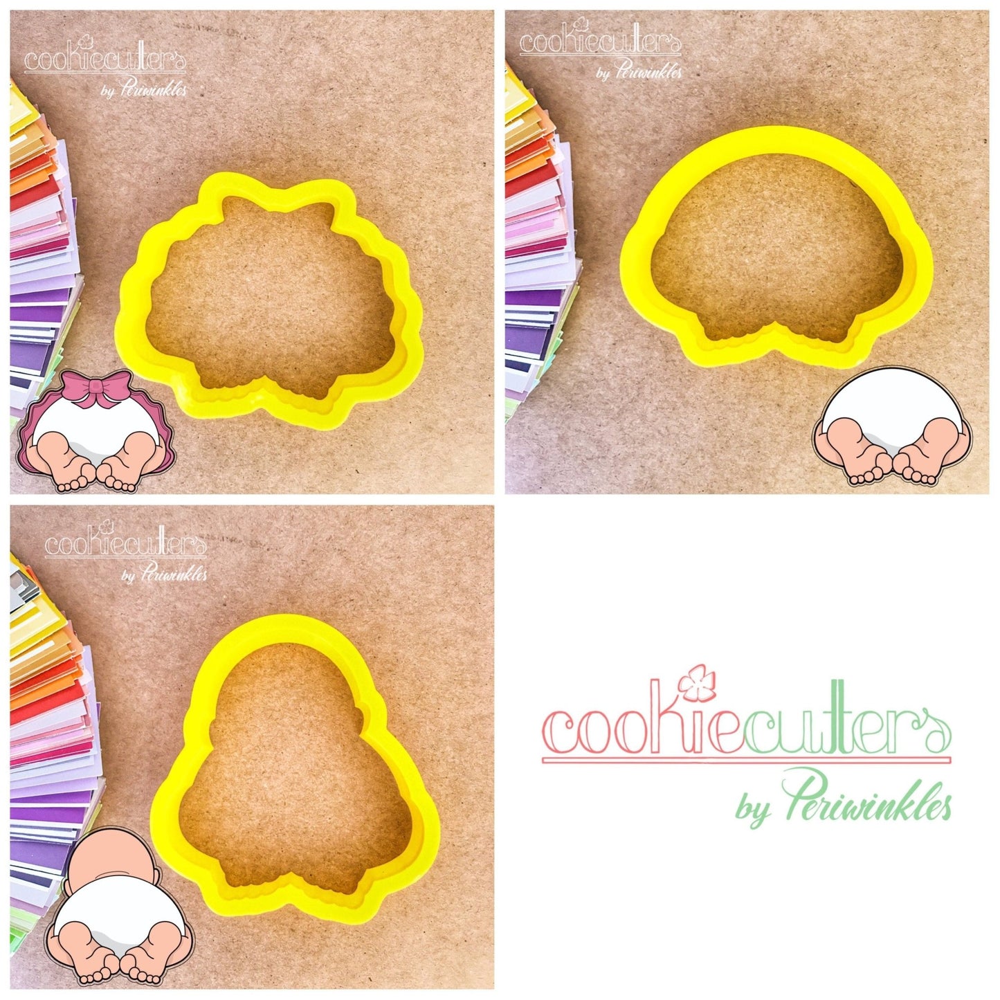 Baby Butt Cookie Cutter - Periwinkles Cutters