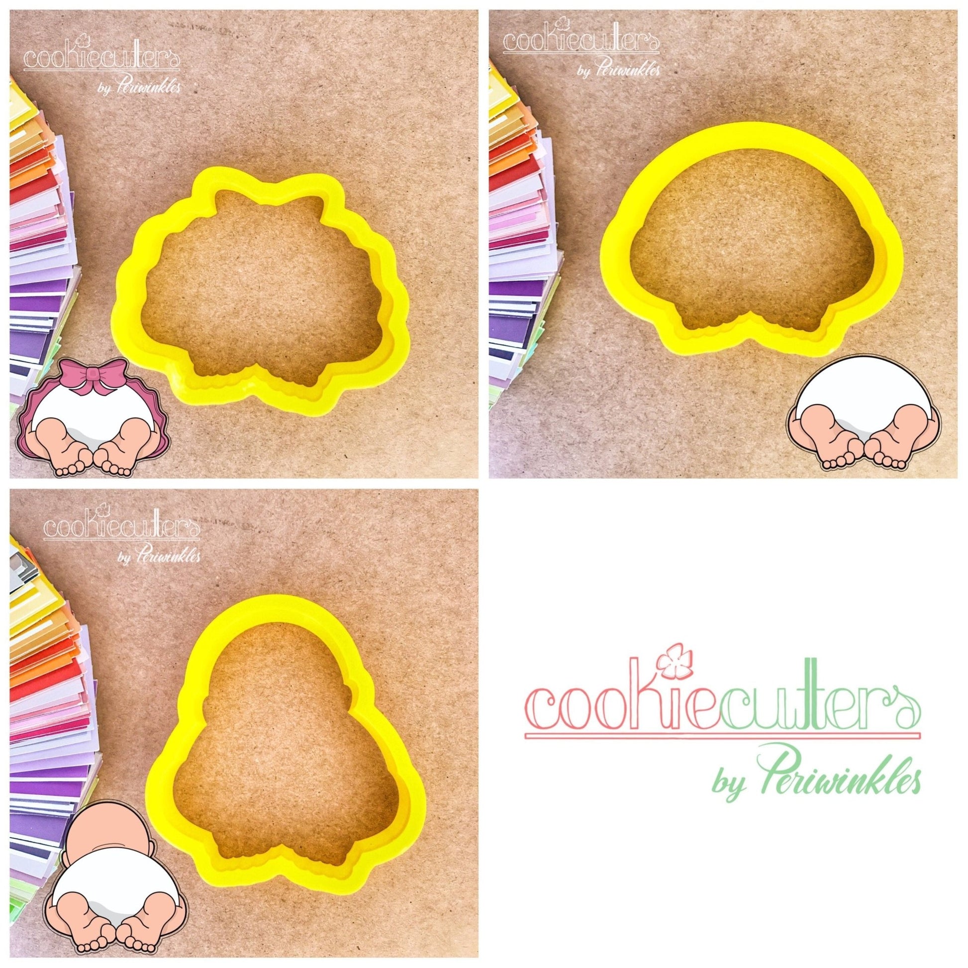 Baby Butt Cookie Cutter - Periwinkles Cutters