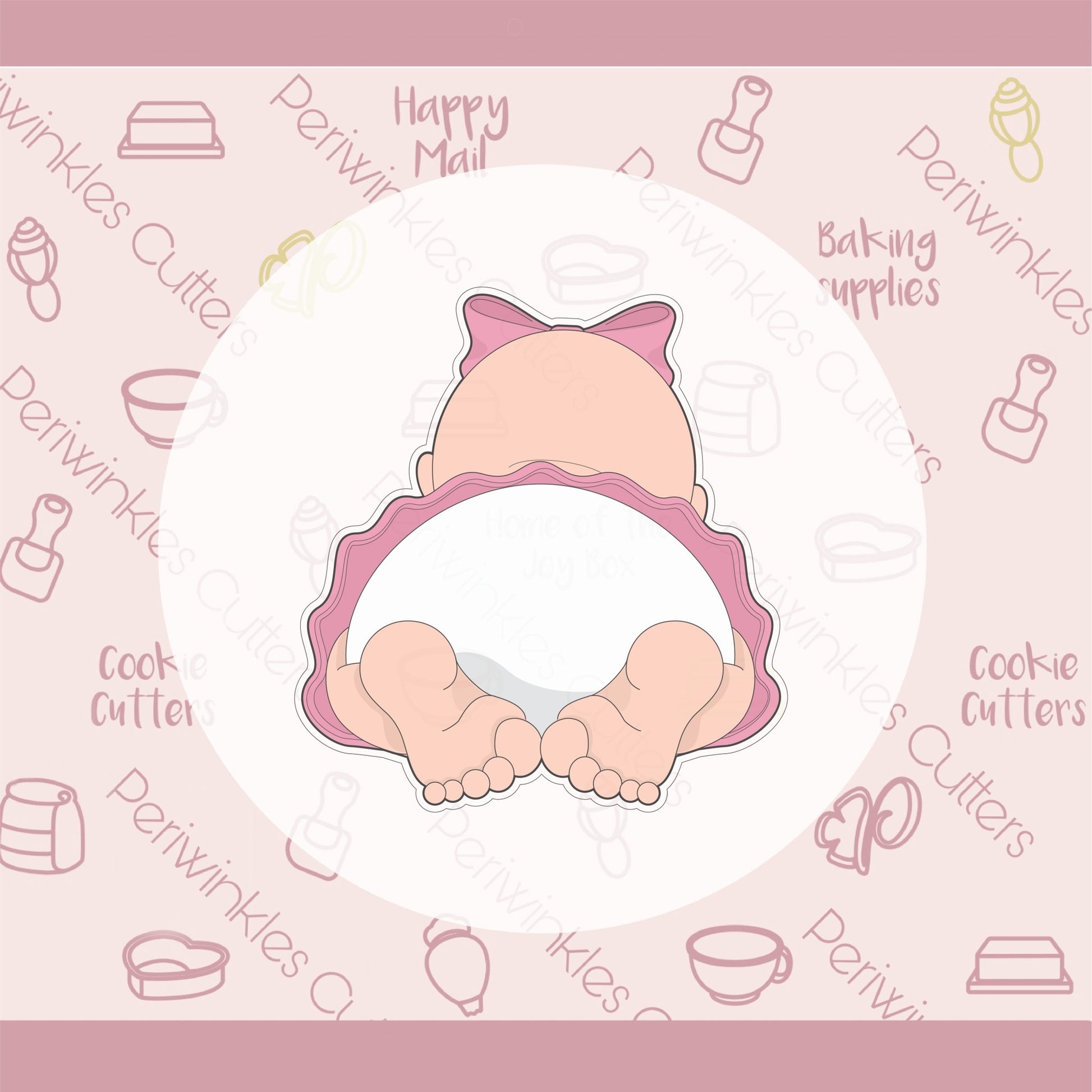 Baby Crawling Cookie Cutter - Periwinkles Cutters
