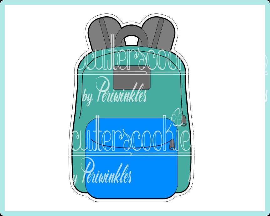 Backpack Cookie Cutter - Periwinkles Cutters