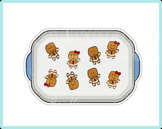 Baking Sheet Cookie Cutter - Periwinkles Cutters