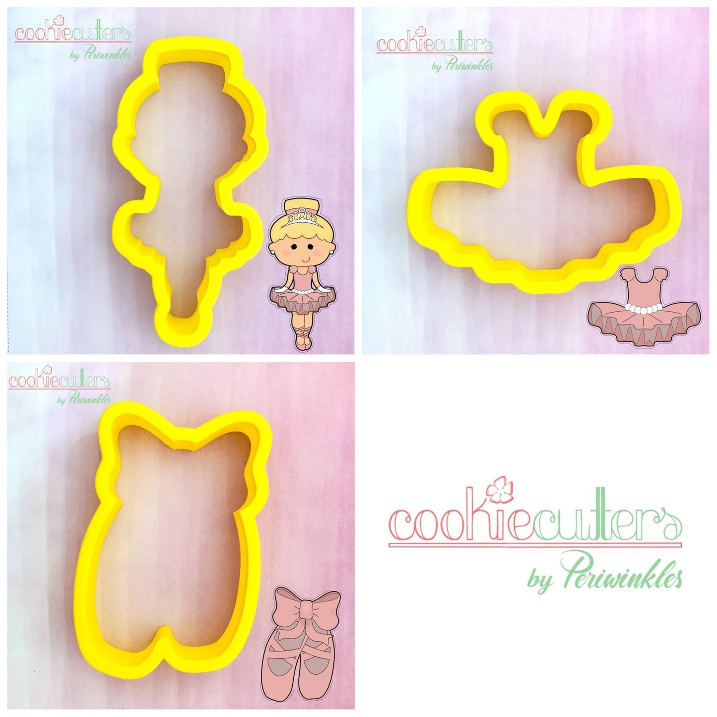 Ballet Cookie Cutter - Periwinkles Cutters